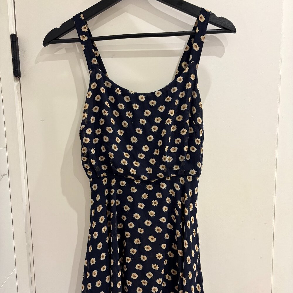 Lucca Couture daisy-print chiffon sundress